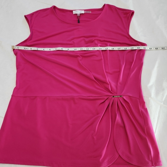 Calvin Klein Size Large Pink Sleeveless Top - Picture 3 of 9